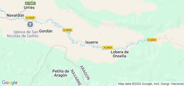 Mapa de Isuerre