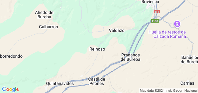 Mapa de Reinoso