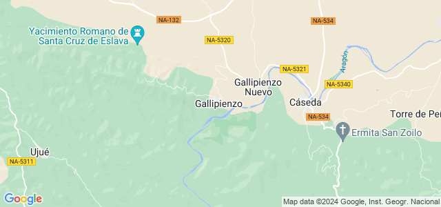 Mapa de Gallipienzo