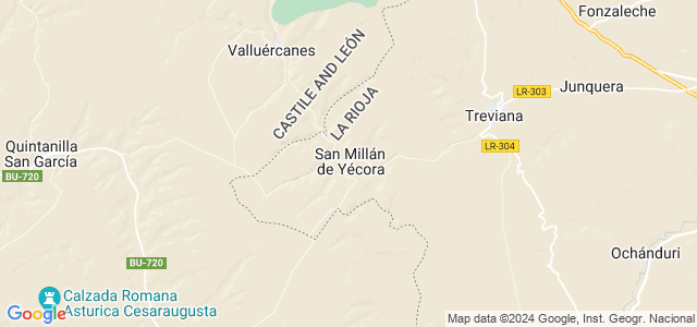 Mapa de San Millán de Yécora
