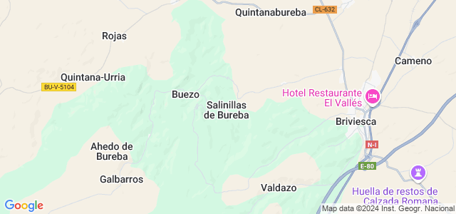 Mapa de Salinillas de Bureba