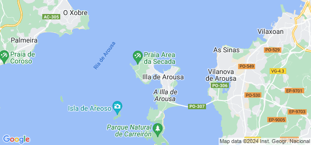 Mapa de Illa de Arousa
