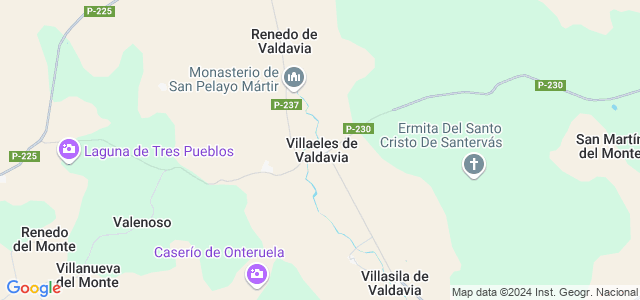 Mapa de Villaeles de Valdavia