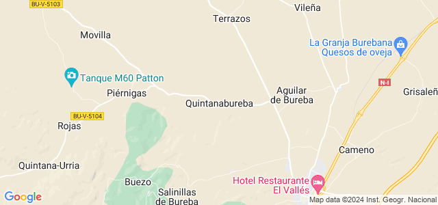 Mapa de Quintanabureba