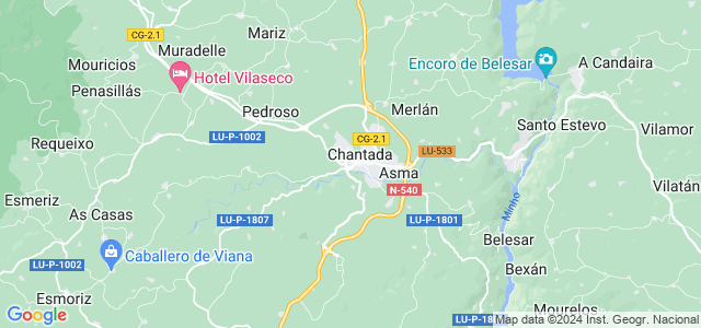 Mapa de Chantada