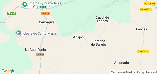 Mapa de Abajas