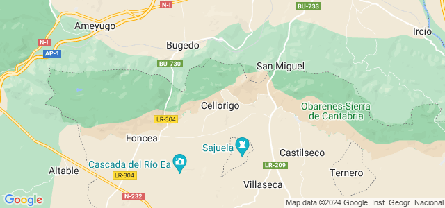 Mapa de Cellorigo