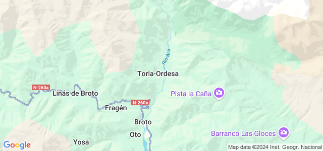 Mapa de Torla