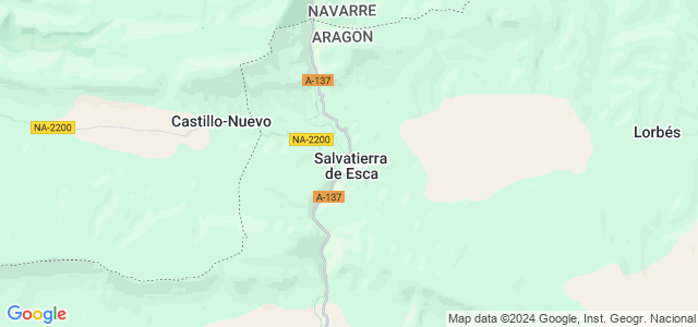 Mapa de Salvatierra de Esca