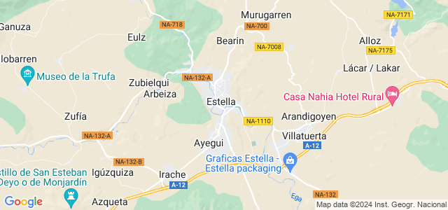 Mapa de Estella - Lizarra