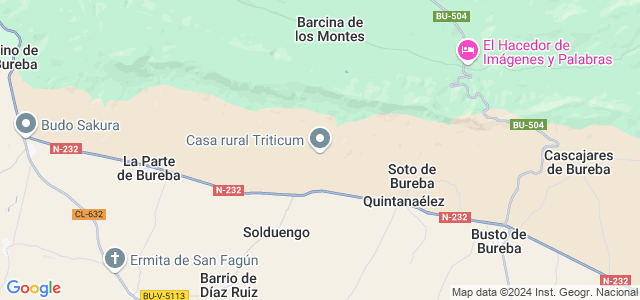 Mapa de Navas de Bureba