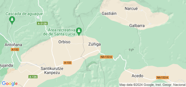 Mapa de Zúñiga