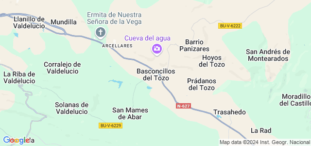 Mapa de Basconcillos del Tozo