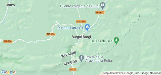 Mapa de Burgui - Burgi