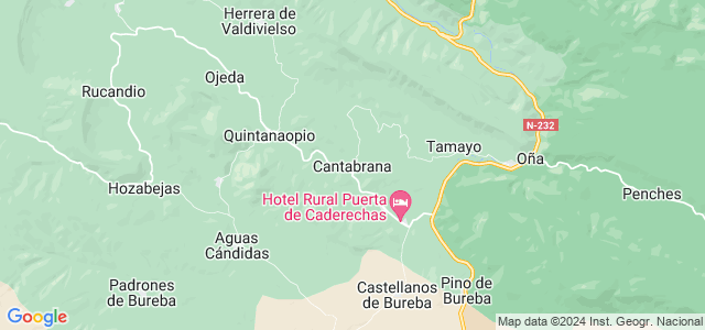 Mapa de Cantabrana