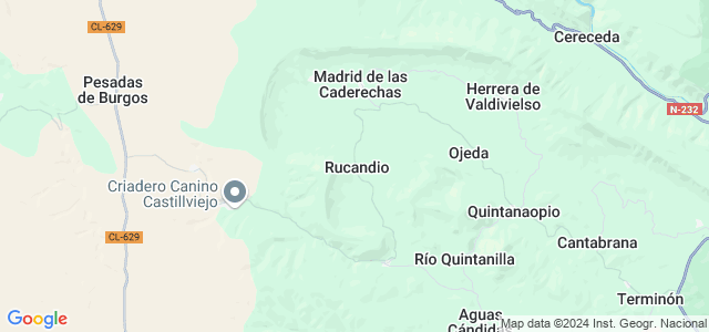 Mapa de Rucandio