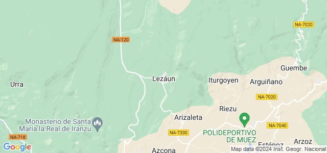 Mapa de Lezáun