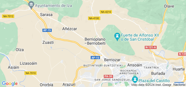 Mapa de Berrioplano