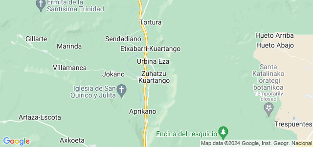 Mapa de Kuartango
