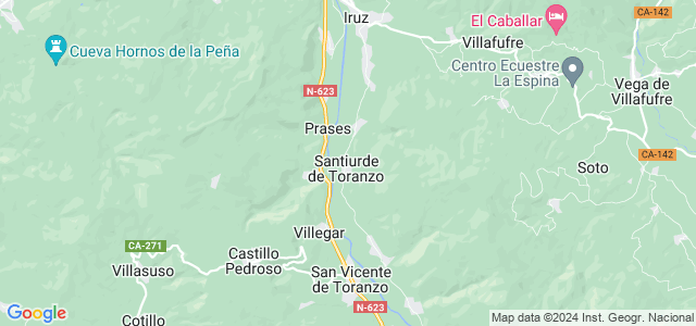 Mapa de Santiurde de Toranzo