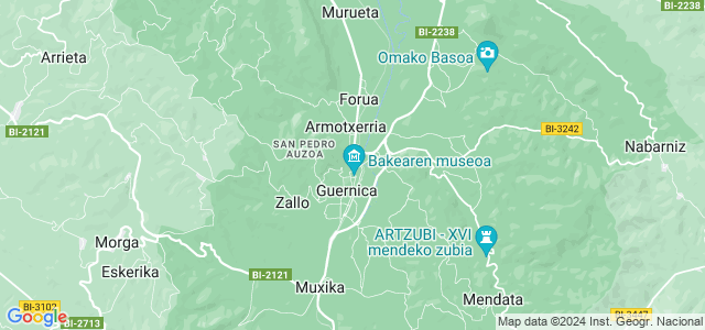 Mapa de Gernika-Lumo