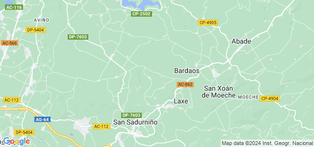 Mapa de San Sadurniño